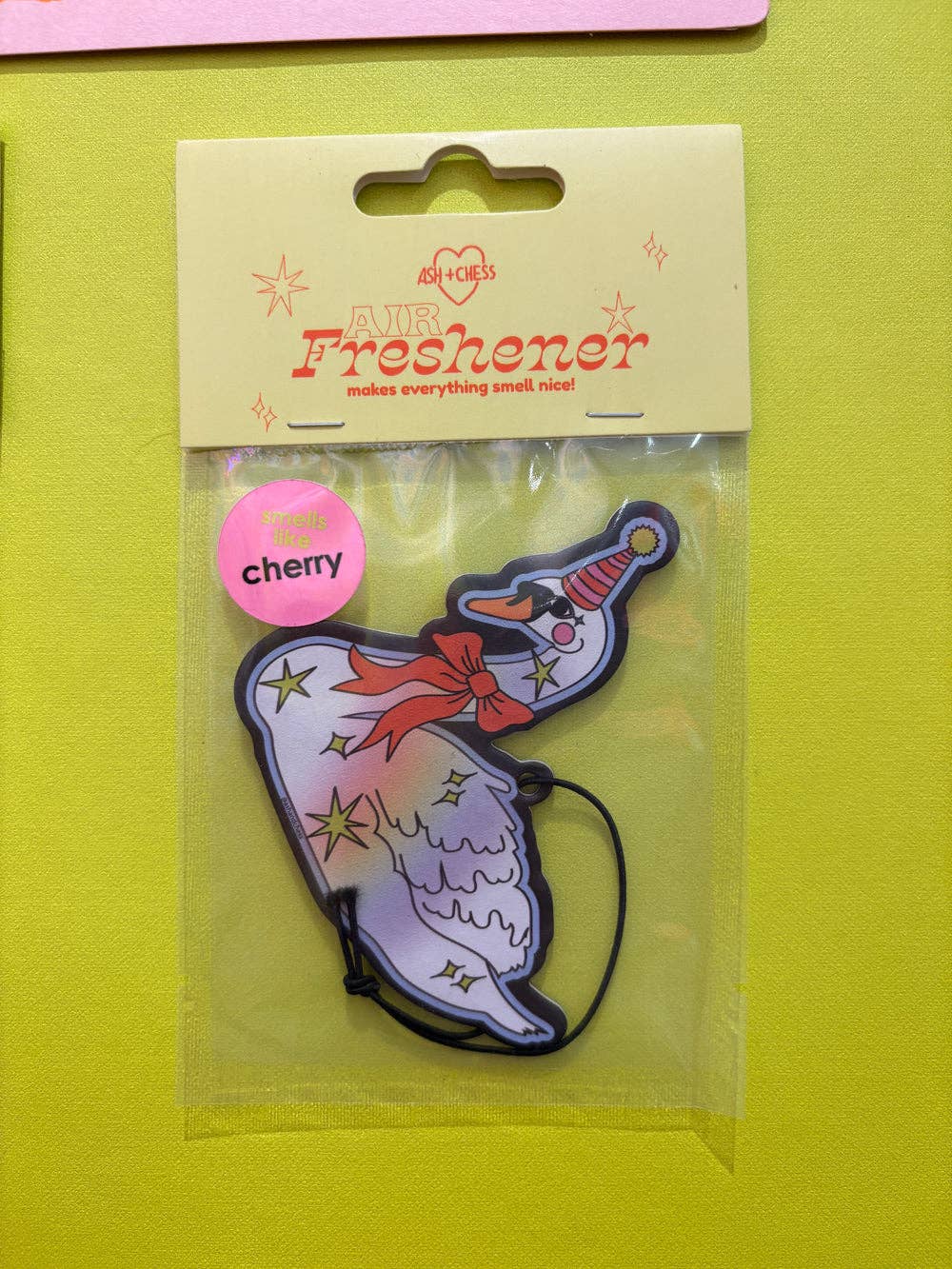 Air Freshener: Swan Cherry (Cherry Scented)