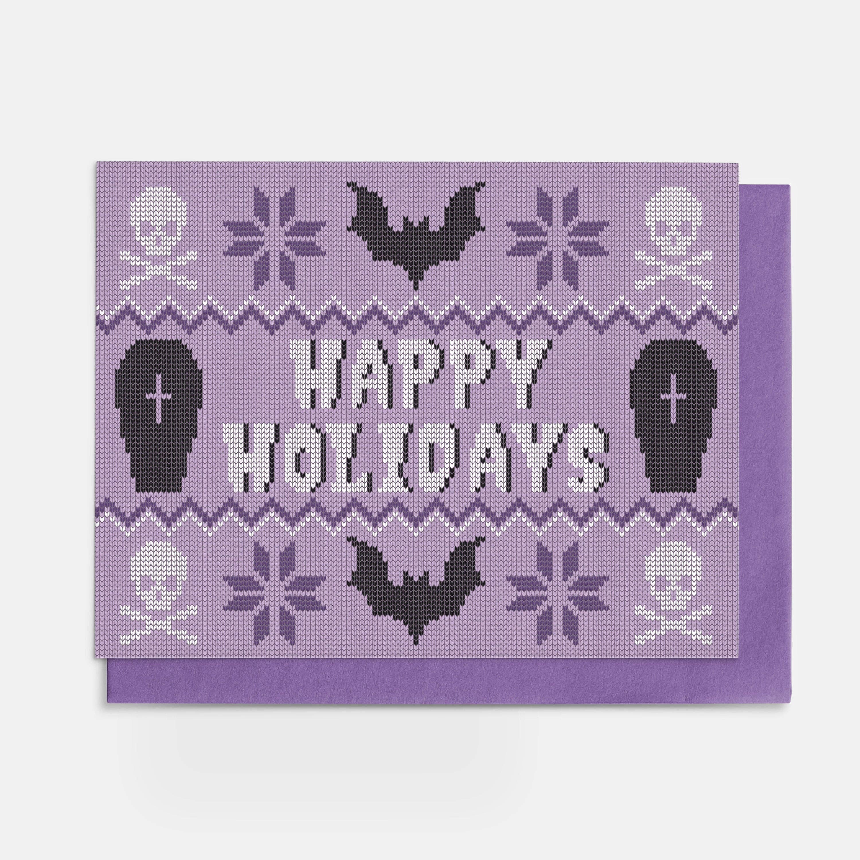 Spooky Holiday Sweater Greeting Card