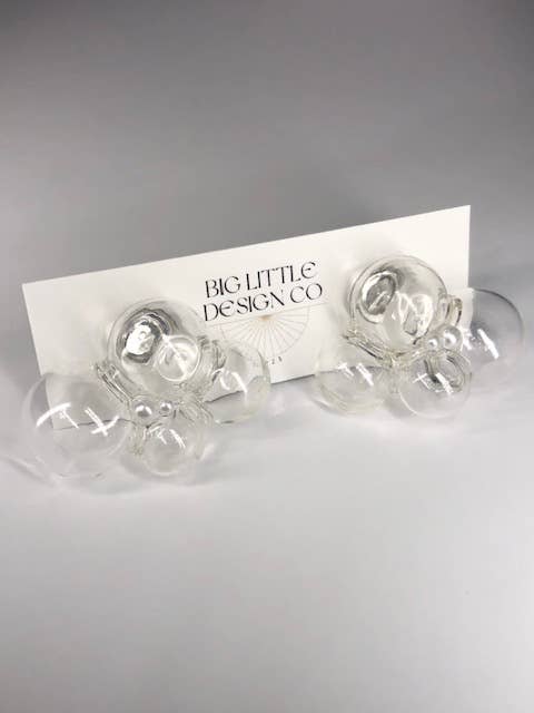 Glass Bubble Earrings: The Doyle