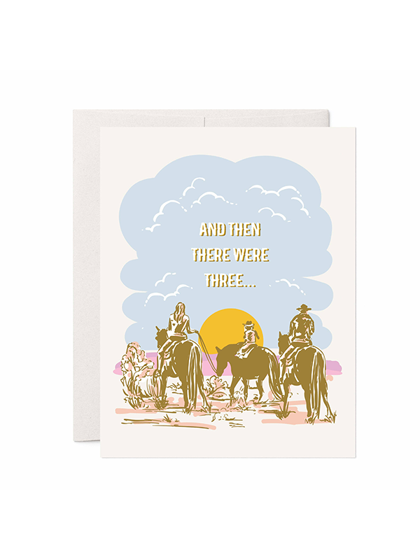 Cowboys Baby Card