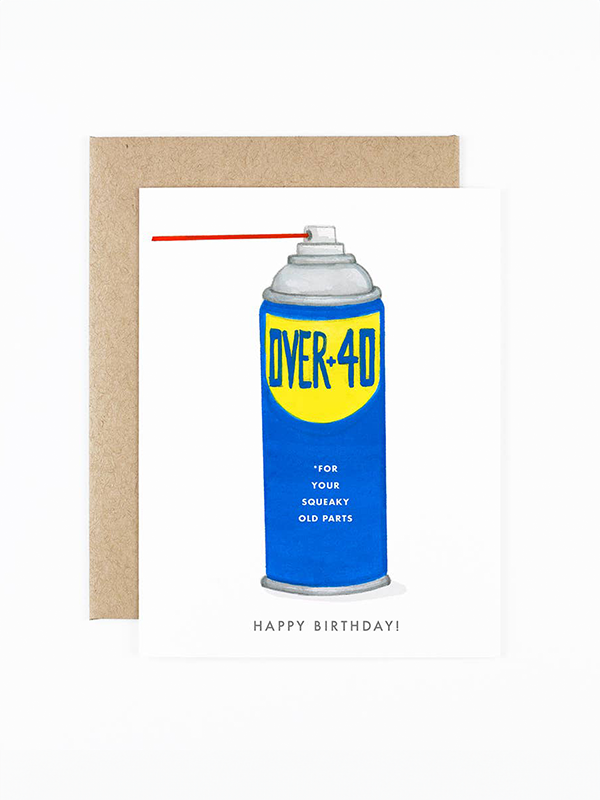 Squeaky Parts Birthday Card