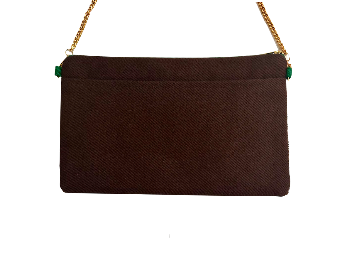 Beaded Crossbody Bag: Duck