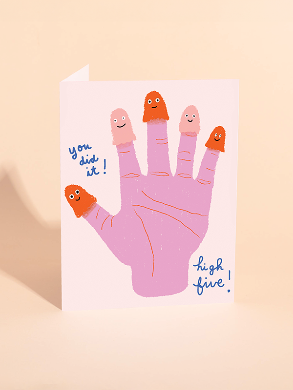 Finger Puppets Congrats Card