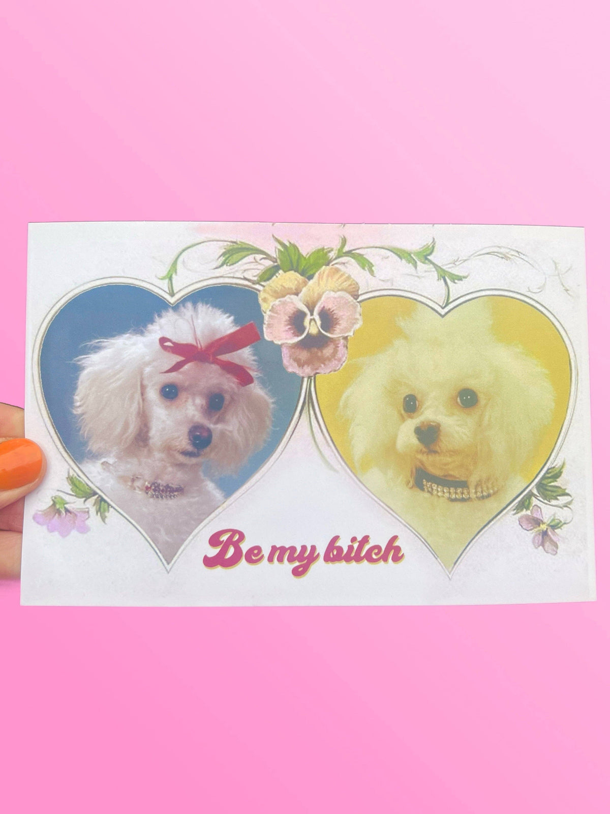 Be My Bitch Postcard