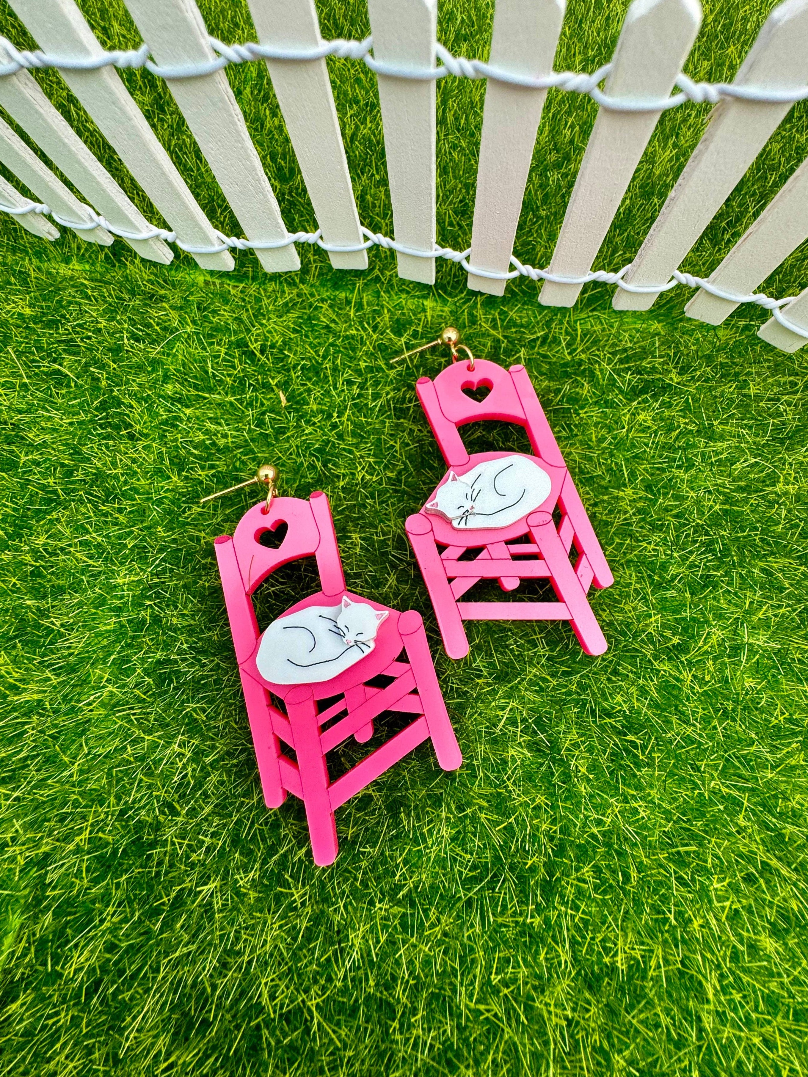 The Purrfect Chair Earrings