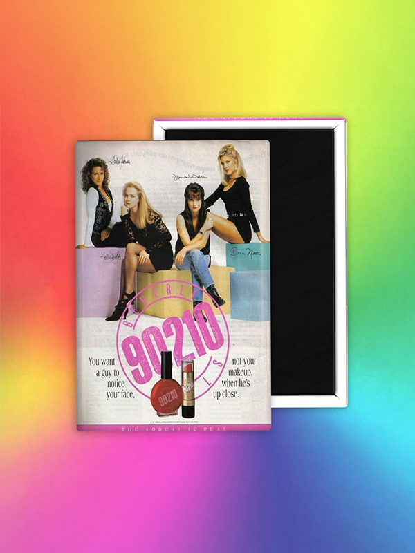 90210 Make Up Ad Fridge Magnet