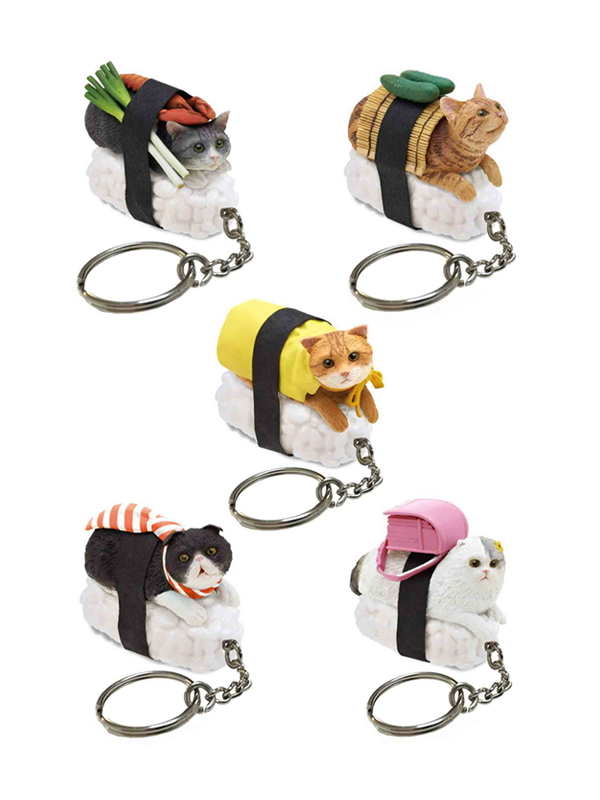 Sushi Cat (Nekozushi) Keyring Blind Box Vol. 1: Assorted