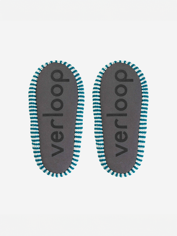Pattern Patch Slide Slippers: Candy