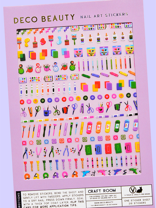 Craft Room Nail Art Stickers