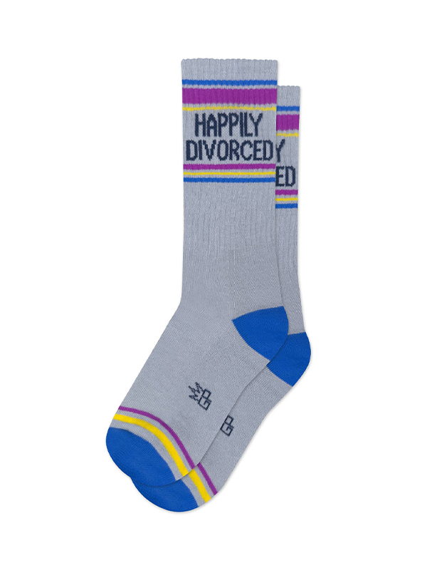 Happily Divorced Gym Socks