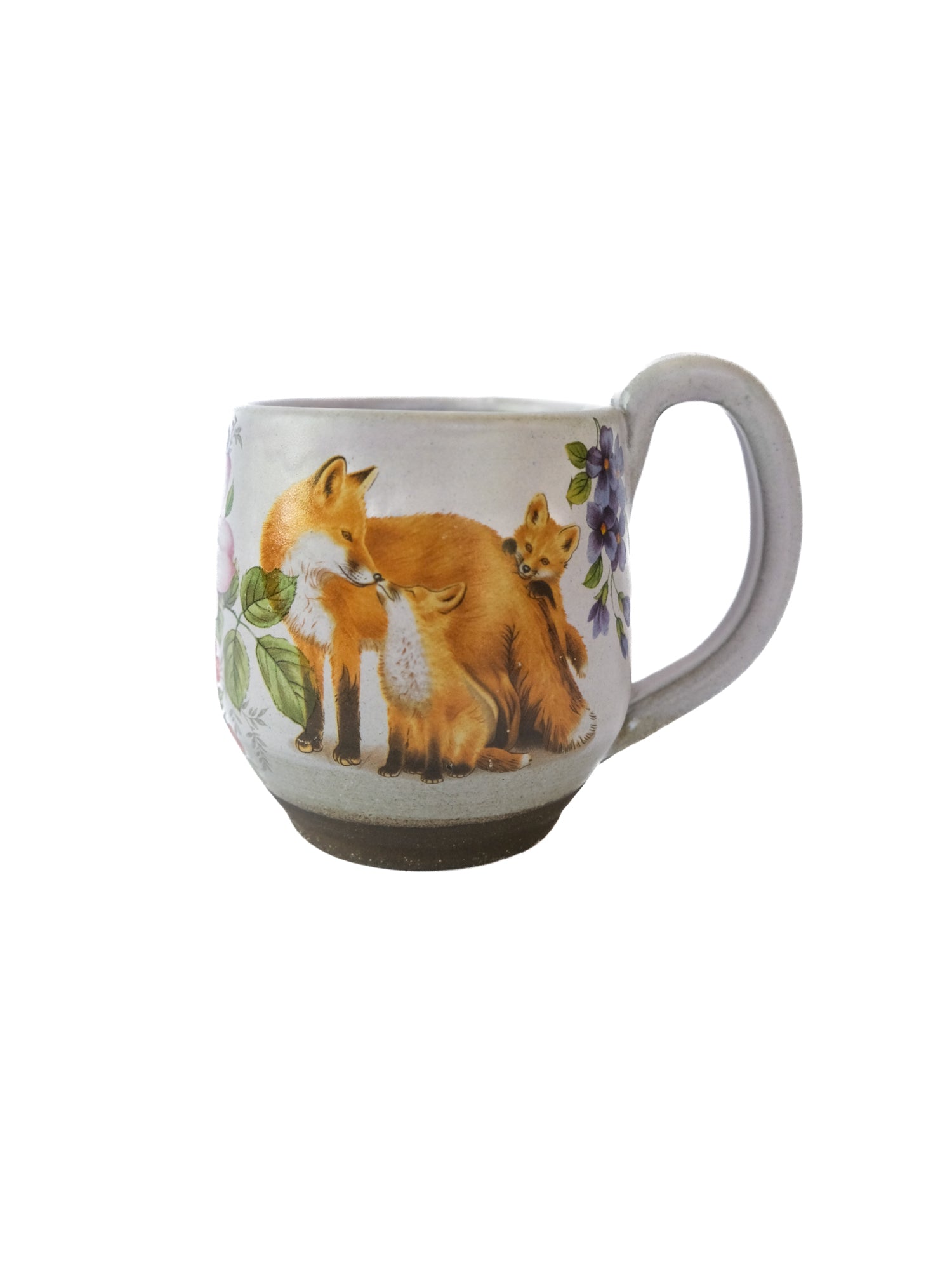 Mug: Fox Family (Lavender)
