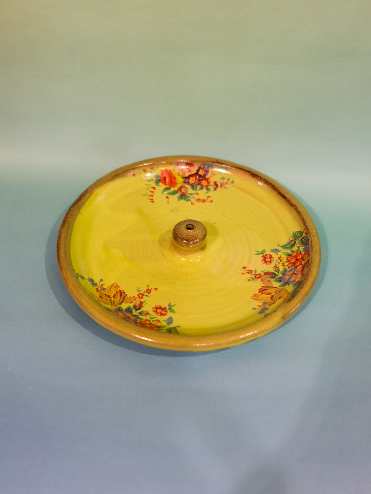 Incense Holder: Neon Flower (Chartreuse)