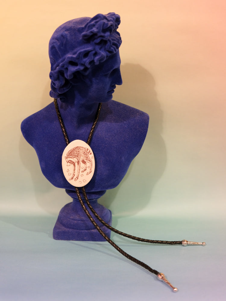 Bolo Tie: Jimothy (White)