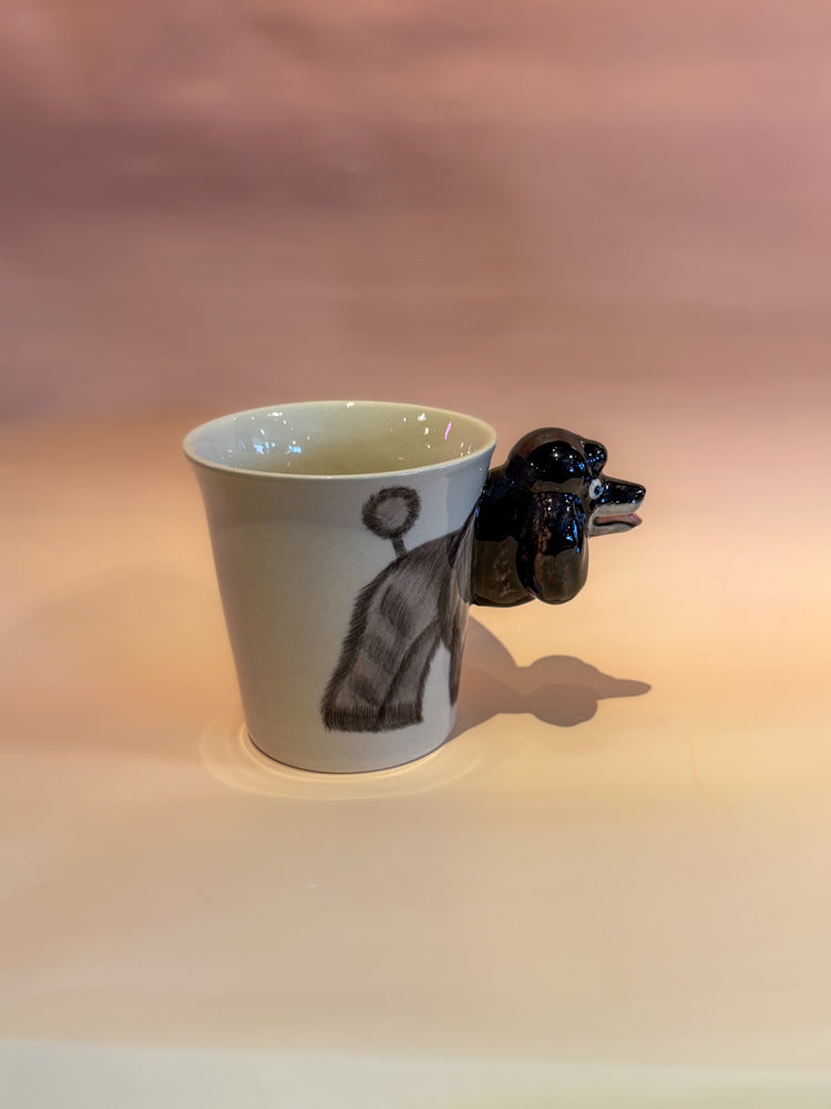 Black Poodle Mug