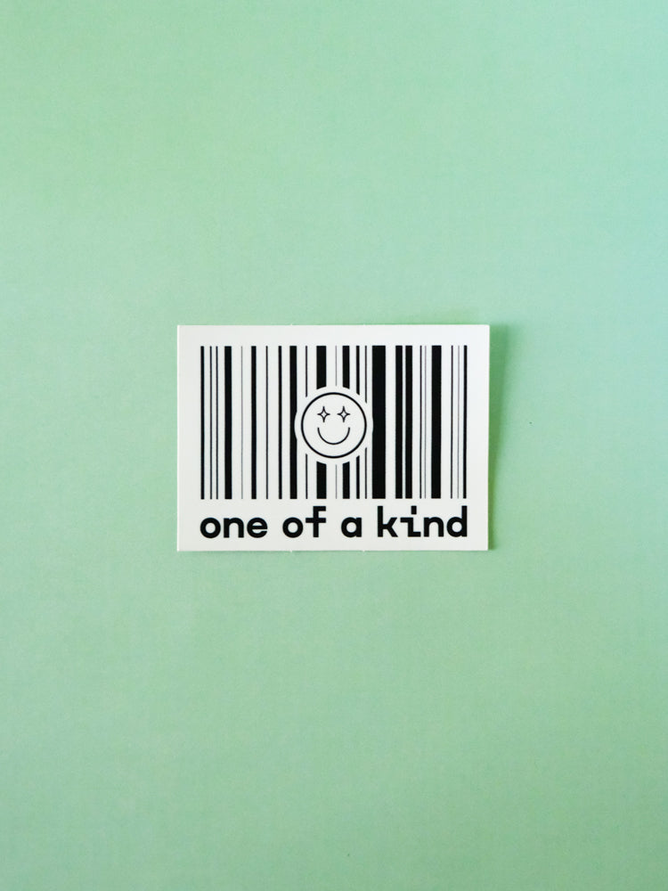 EOU Barcode Sticker: One Of A Kind