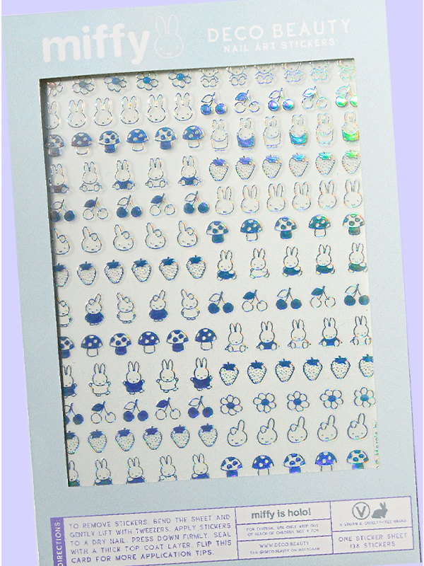 Miffy is Holo Nail Art Stickers