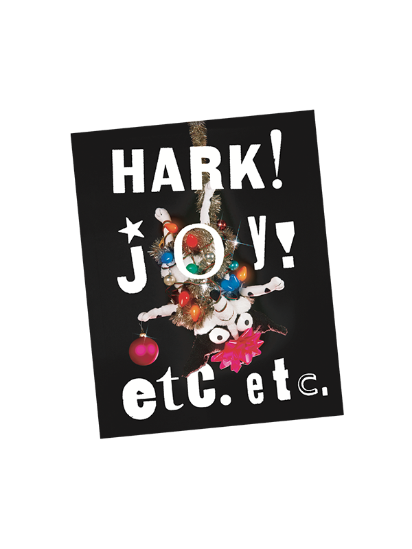 Hark, Joy, Etc. Glitter Card