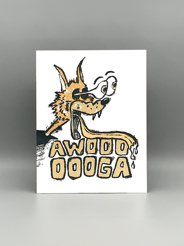 Awoooooga Card