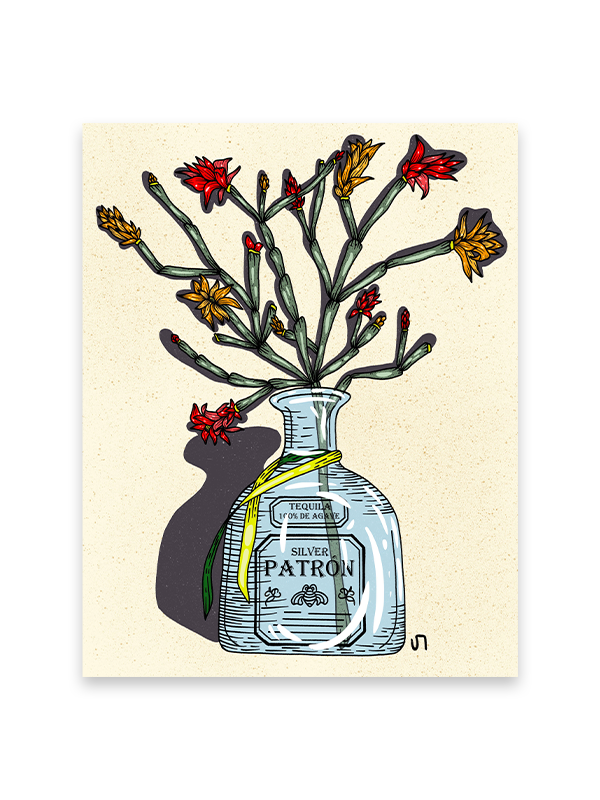 Parton Bottle Print: 11 x 14