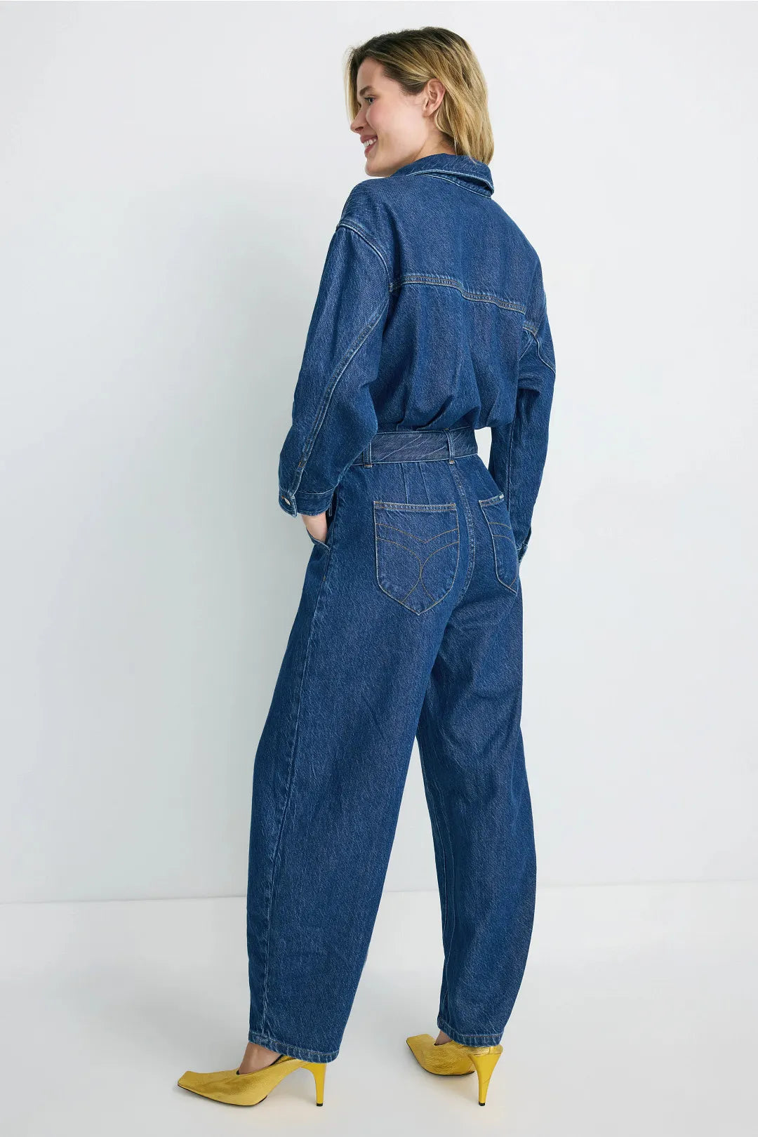 Barrel Jumpsuit: Deep Blue (FINAL SALE)