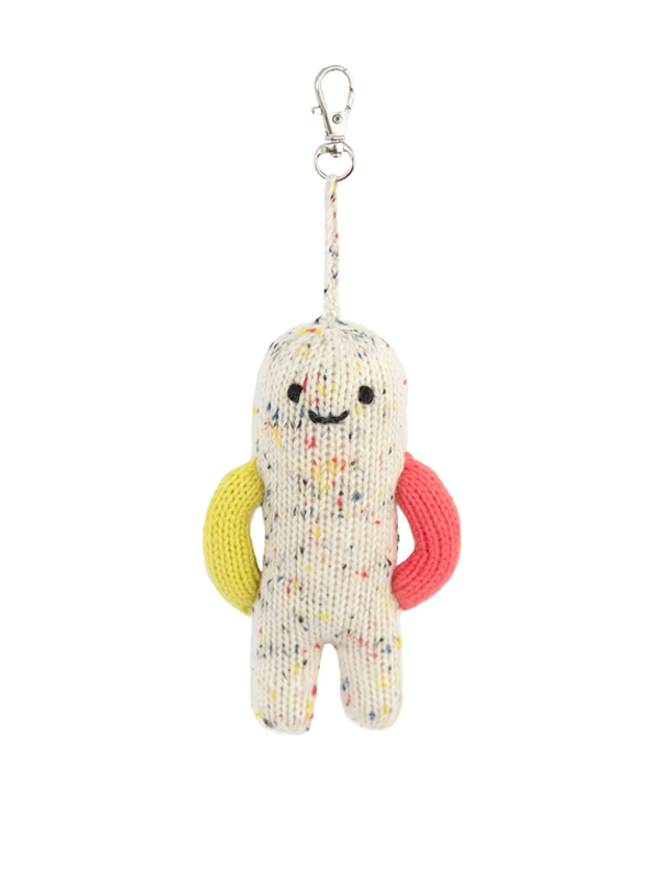 Knit Bag Charm: Hold Me Speckled