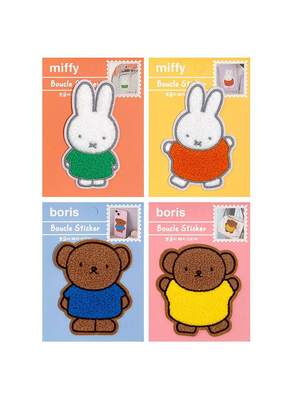 Miffy & Boris Boucle Sticker: Assorted