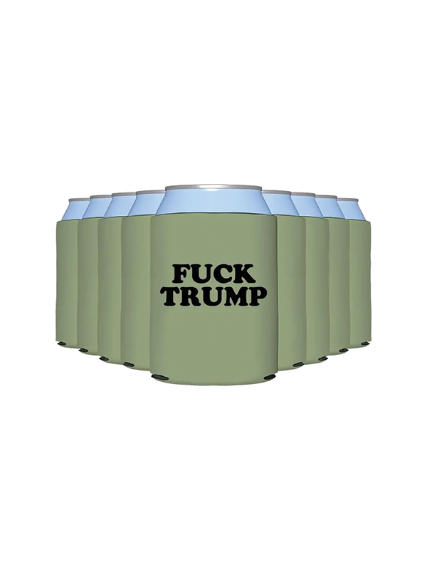 F*ck Trump Can Koozie: Green
