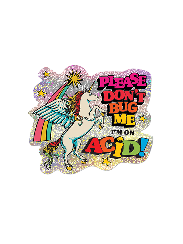 I'm on Acid Sticker