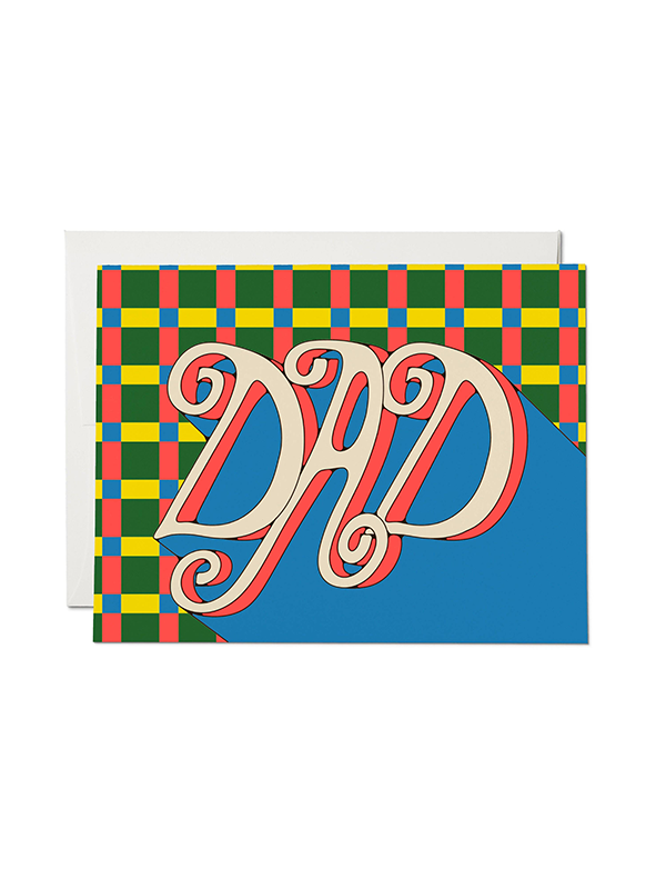 Plaid Dad Card