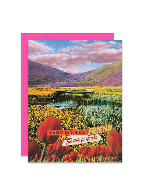 The Air is Yours Birthday Card