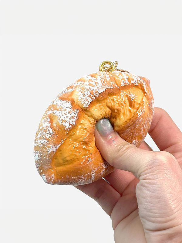 Realistic Bakery Squishy Keychain: Assorted