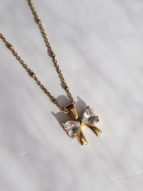 Beloved Bow Necklace