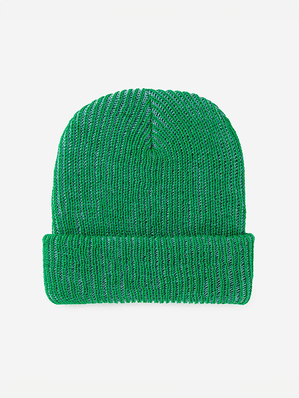 Simple Rib Knit Beanie: Kelly Stone Blue