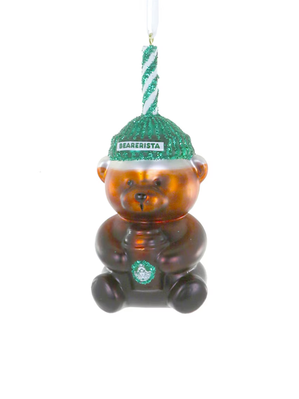 Bear Coffee Ornament