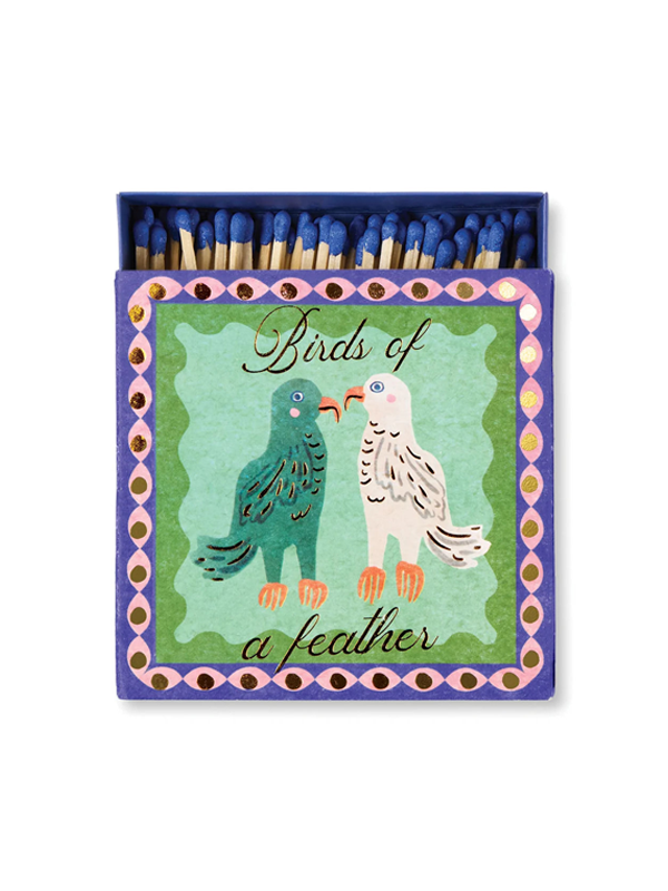 Square Boxed Matches: Birds of a Feather