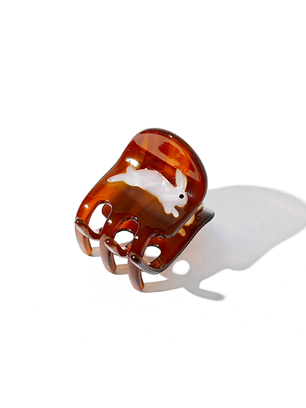 Rabbit Mini Claw: Mahogany