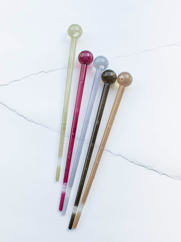 Transparent Bubble Tip Hair Stick: Assorted