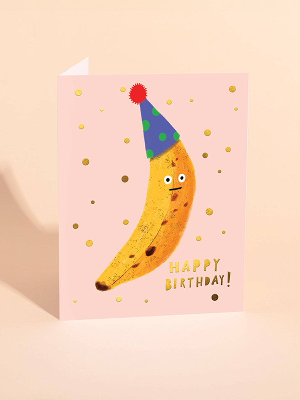 Banana Guy Birthday Card