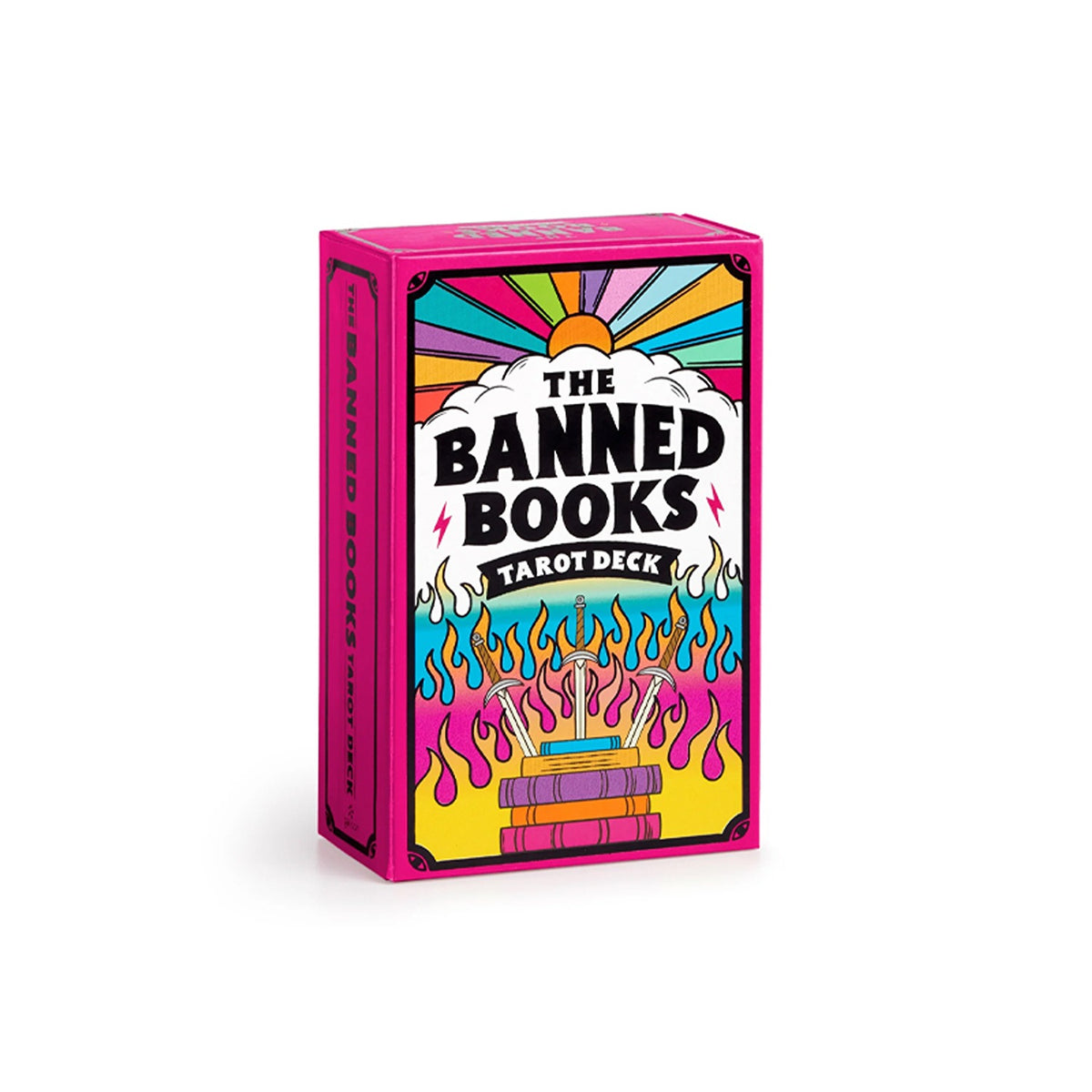 A tarot card set inspired by banned books, featuring unique artwork and symbolism that reflects the themes of censorship and freedom of expression, perfect for collectors and tarot enthusiasts.