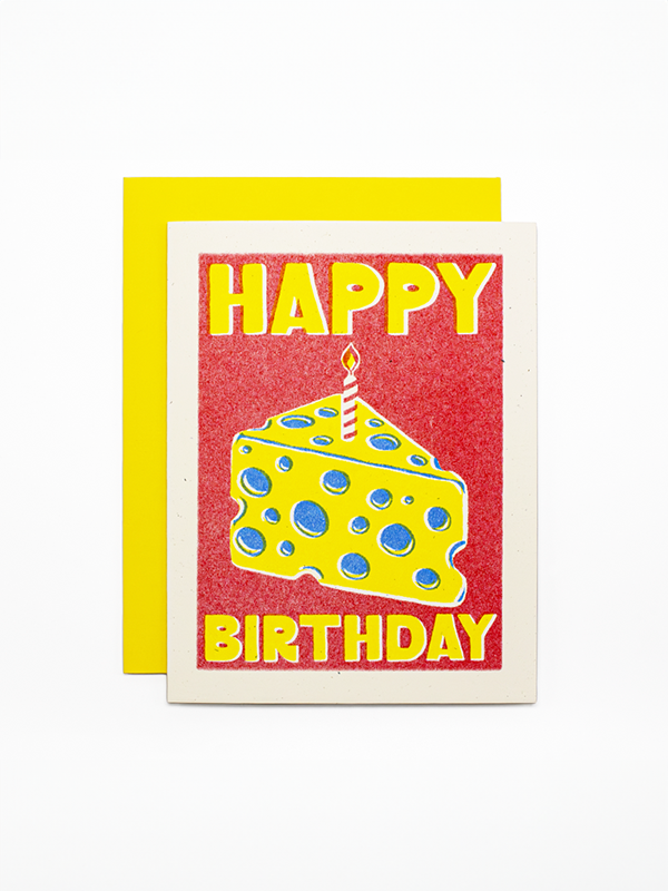 Cheesy Happy Birthday Card