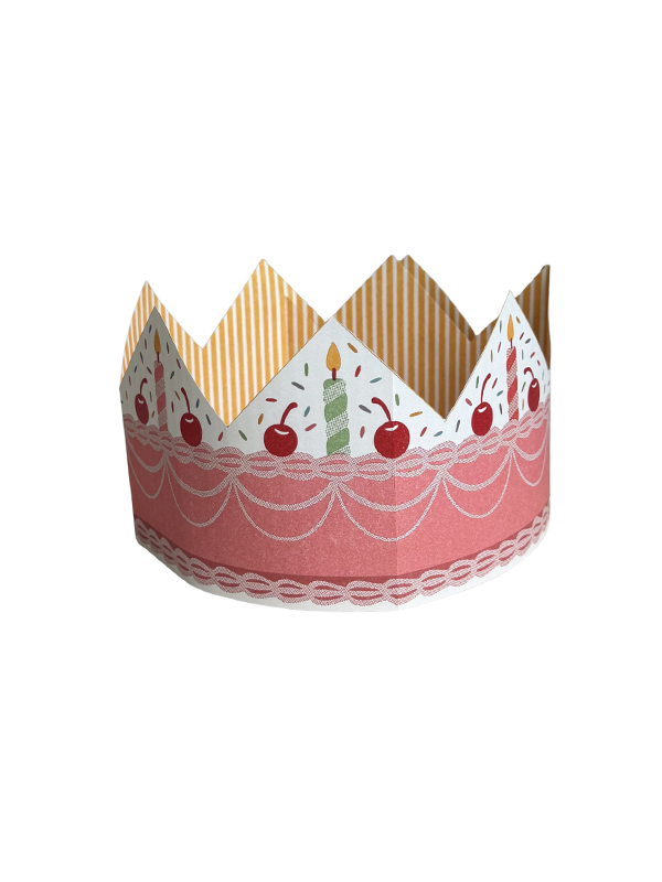 Birthday Cake Paper Crowns