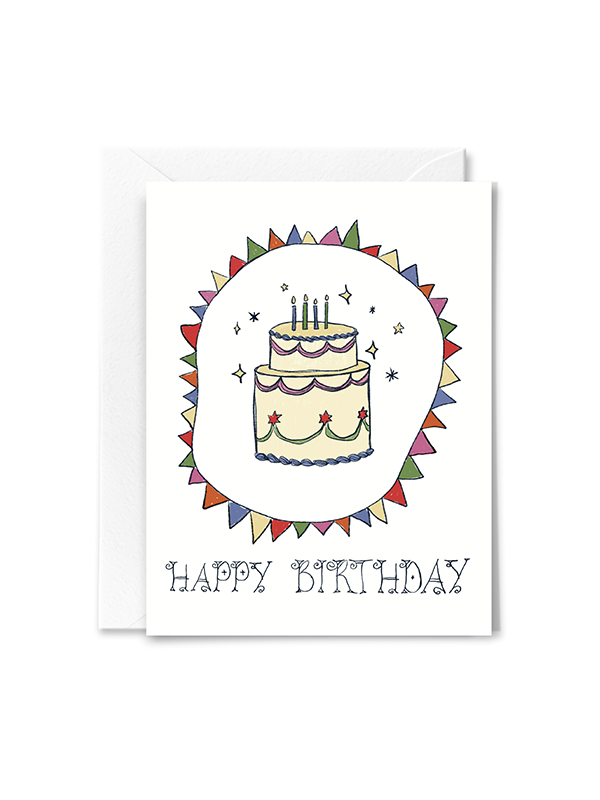 Pennant Banner Birthday Card