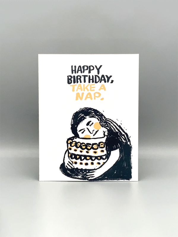 Birthday Nap Card