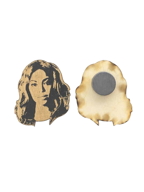 Wood Magnet: Beyonce