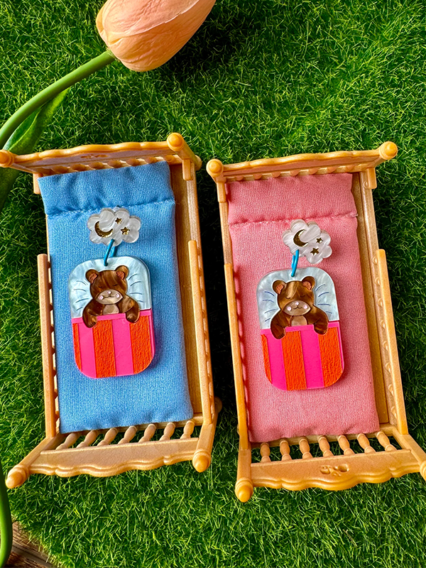 Beary Sleepy Earrings