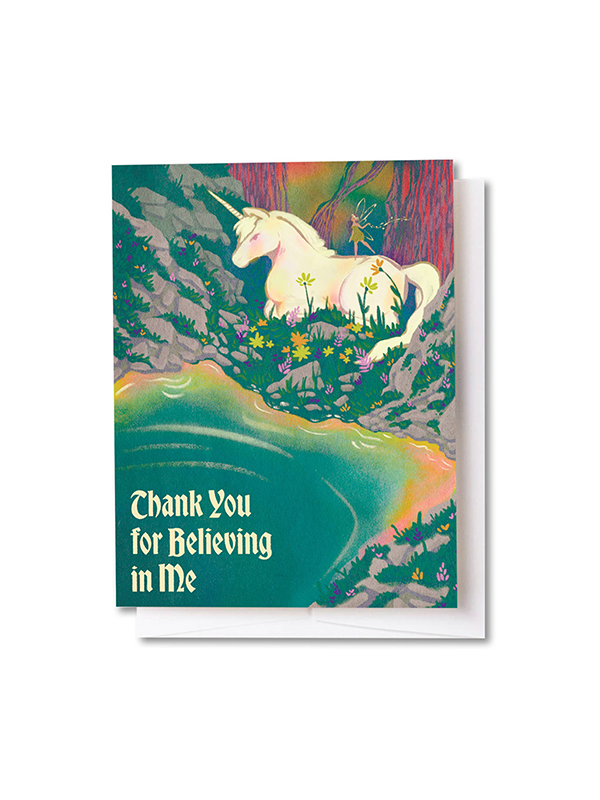 Thank You Unicorn Forest Card