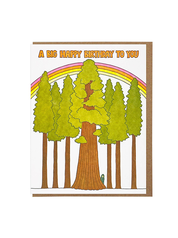 Big Happy Birthday Bigfoot Card