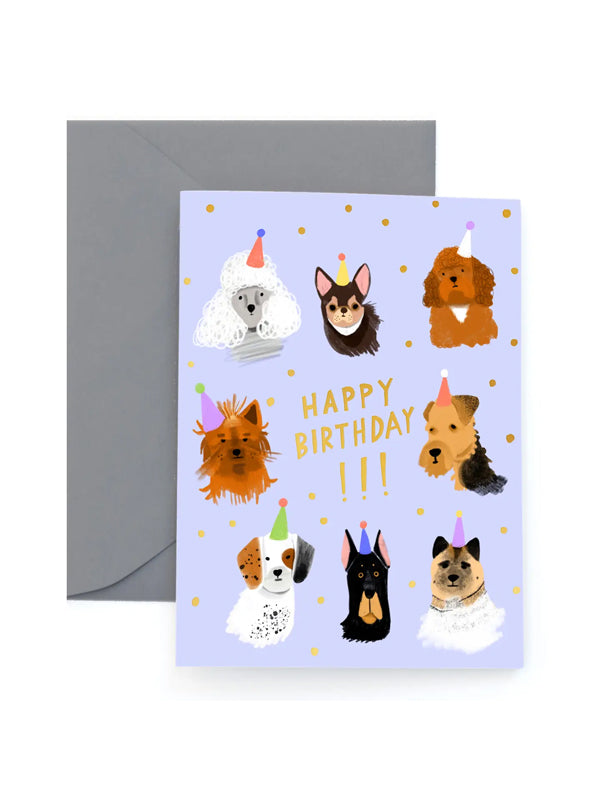 Canine Crew Birthday Card