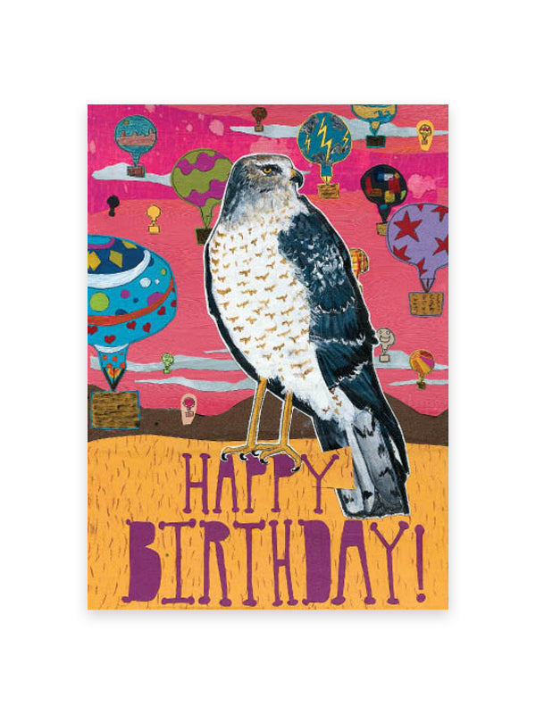 Birthday Hawk Card