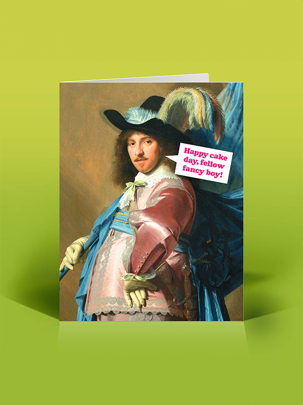 Fancy Boy Birthday Card